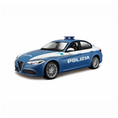 BBurago - Alfa Romeo Polizia 1:24 Veicoli da Gioco in Metallo Die Cast