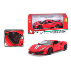 BBurago - Ferrari 488 Pista 1:24 Veicoli da Gioco in Metallo Die Cast