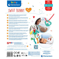 Baby Clementoni - Doudou Sweet Bunny Comforter Stuffed Animals