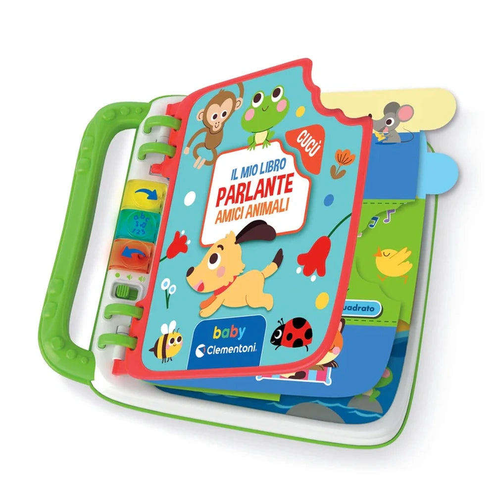 Baby Clementoni - Il mio libro parlante cucù Amici animali - Educational Toys - +12M - CLM17550 - Italian Edition