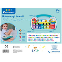 Baby Clementoni - Pianola Degli Animali Suona E Impara Baby Activity Toys - Italian Edition