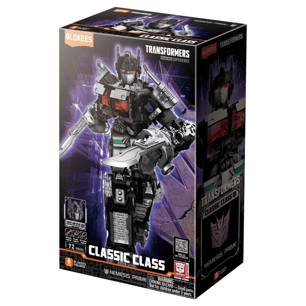 Blokees - Transformers Classic Class 08 Nemesis Prime Rise of the Beasts 72 Pcs - Age +10 - Model Making