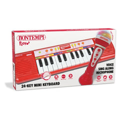 Bontempi - 24-key electronic keyboard and microphone set - Educational Musical Instruments - Age +3 - 54031934