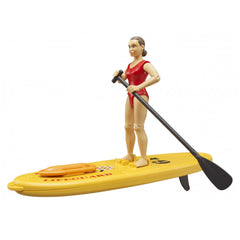 Bruder - Bworld Lifeguard With Standup Paddle - Action & Toy Figures