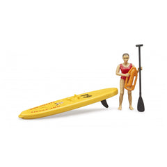 Bruder - Bworld Lifeguard With Standup Paddle - Action & Toy Figures