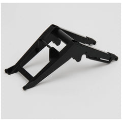 Black plastic front loader rod assembly for Bruder Series 3000 tractors, featuring realistic detailing.