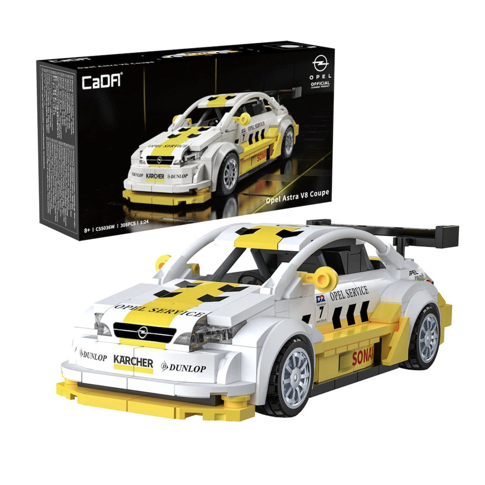 CaDA - Costruzioni - Set di costruzione Opel Astra V8 Coupe - 8 Anni - Apprendimento STEM