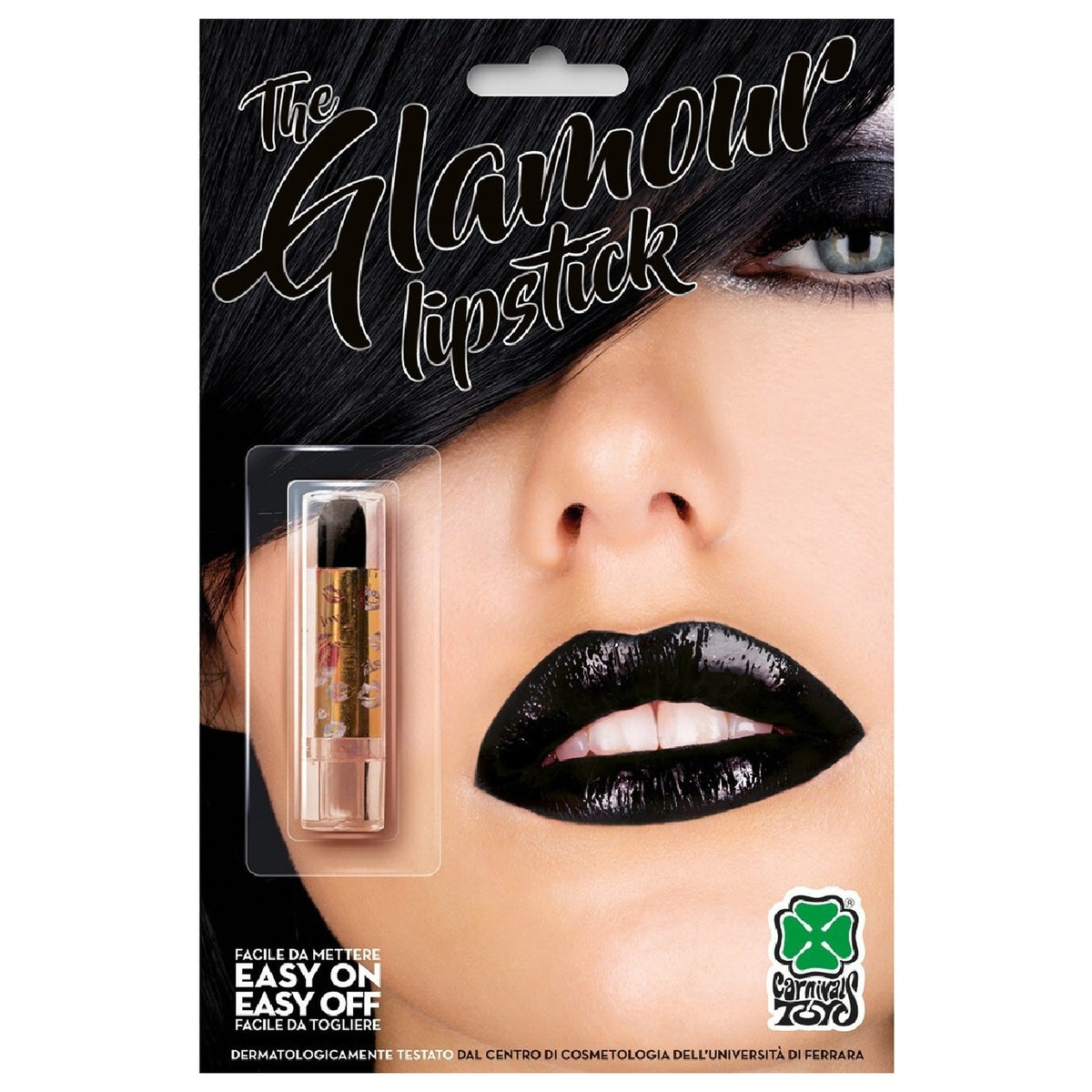 Carnival Toys - Black Lipstick Make-Up Set For Easy Application And Removal - Makeup