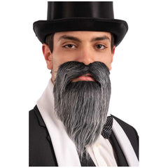 Carnival Toys - Grized Beard Costume Accessory For Imaginative Play - Pretend Professions And Role Playing