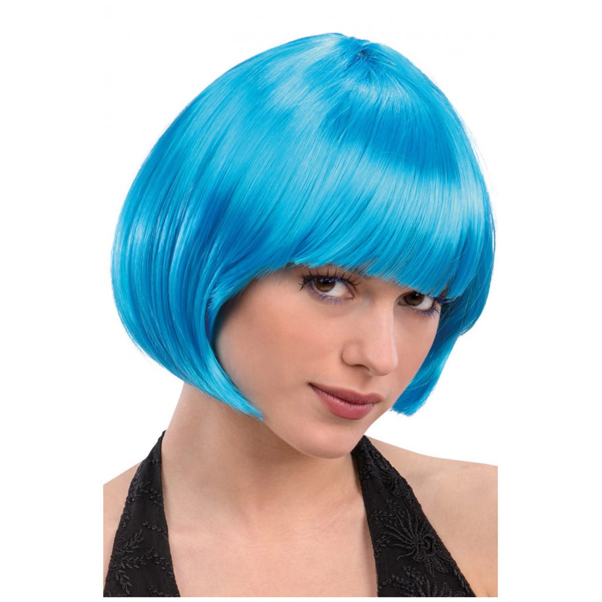 Carnival Toys - Short Smooth Blue Hair Wig For Fun Pretend Professions And Role Playing - Pretend Professions And Role Playing