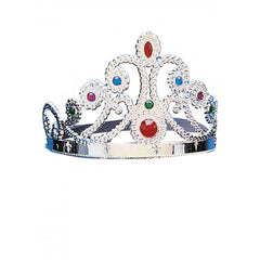 Carnival Toys - Corona Argento per Bambini per Giocare di Ruolo e Vestirsi in Modo Immaginativo - Professioni Fittizie e Gioco di Ruolo