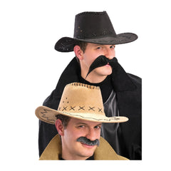 Carnival Toys - Cappello da cowboy in suede per gioco immaginativo e divertimento in maschera - Professioni finte e giochi di ruolo