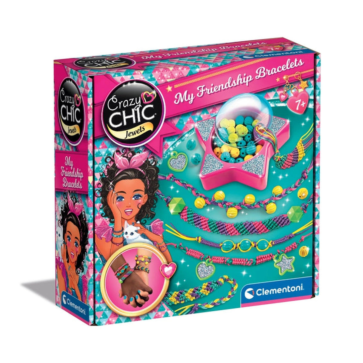 Clementoni Crazy Chic - I miei braccialetti dell'amicizia: Arte e Fai da Te