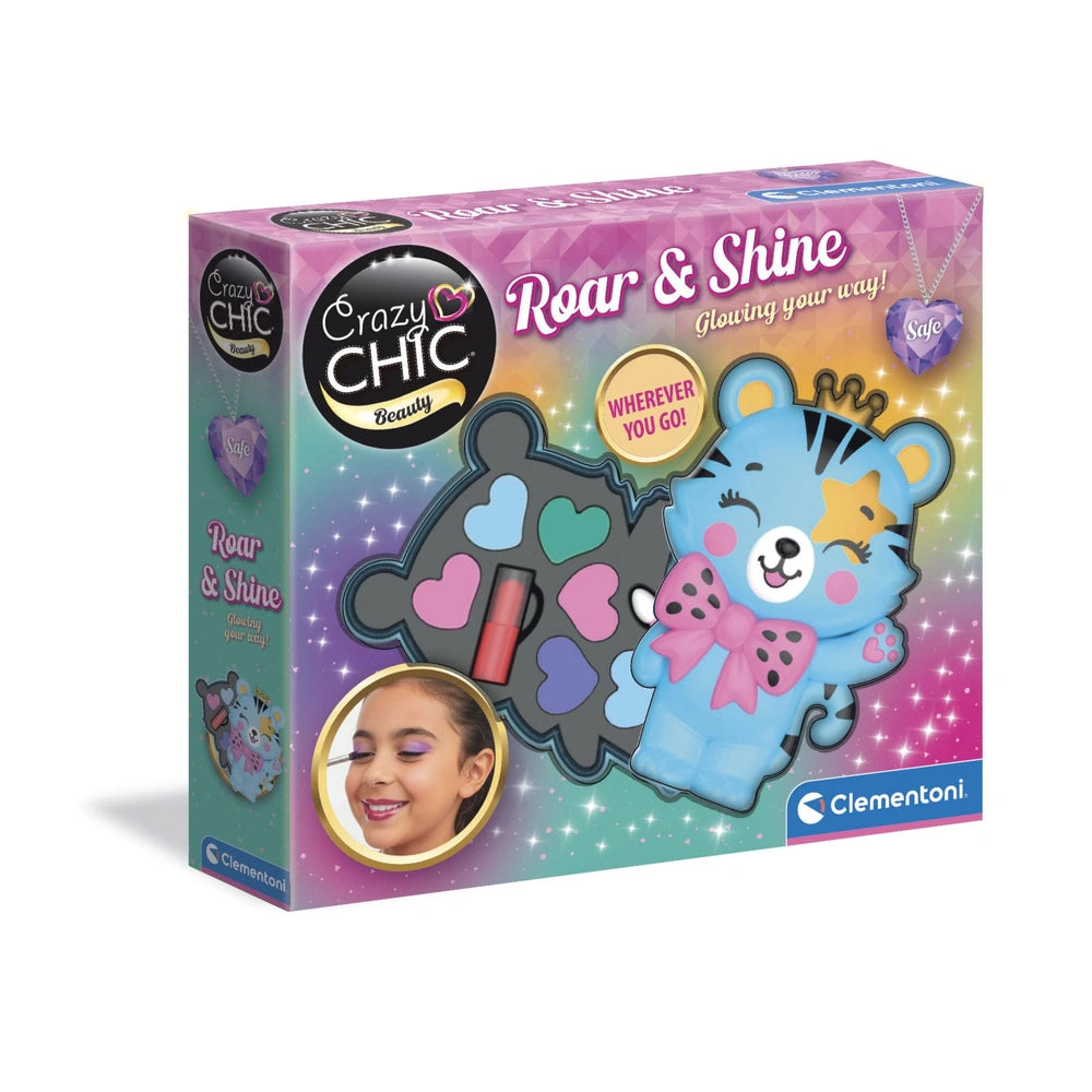 Clementoni - Crazy Chic - Makeup - 6 - Palette a Tema Kawaii Tiger - 27618407
