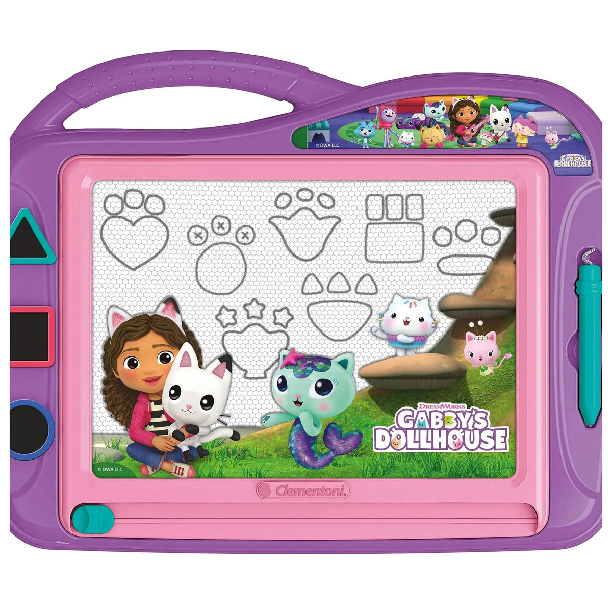 Clementoni - Set di Arti e Mestieri Magnetico della Casa delle Bambole di Gabby