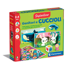 Clementoni - Genitori E Cuccioli Giocattoli Educativi - Edizione Italiana