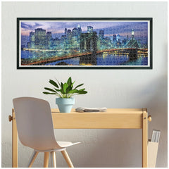 Clementoni High Quality Collection - New York Brooklyn Bridge 1000 Pcs Puzzle Panorama