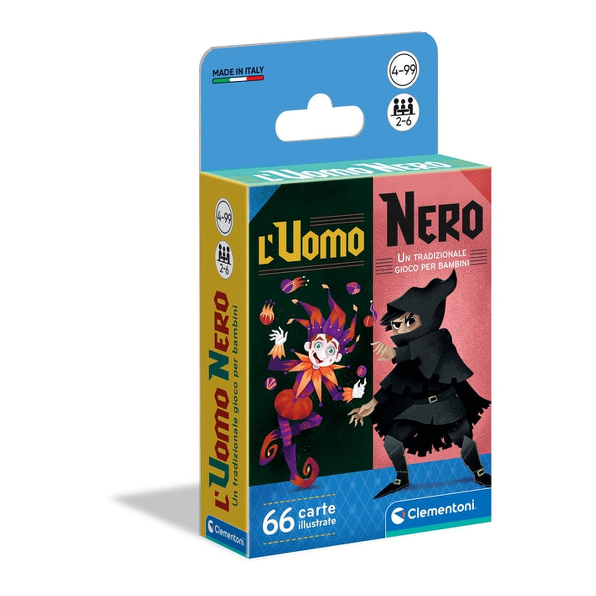 Clementoni - L'Uomo Nero Giochi di Carte - Edizione Italiana
