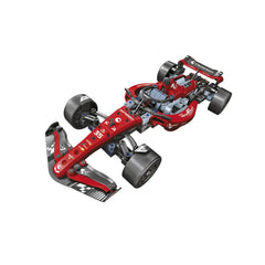 Clementoni Scienza e Gioco Build - Racing Car Construction Set for Kids Ages 8 Years+ - Scale Mechanical Engineering Travel Creative Box with Working Steering, Moving Pistons and 370+ Pieces