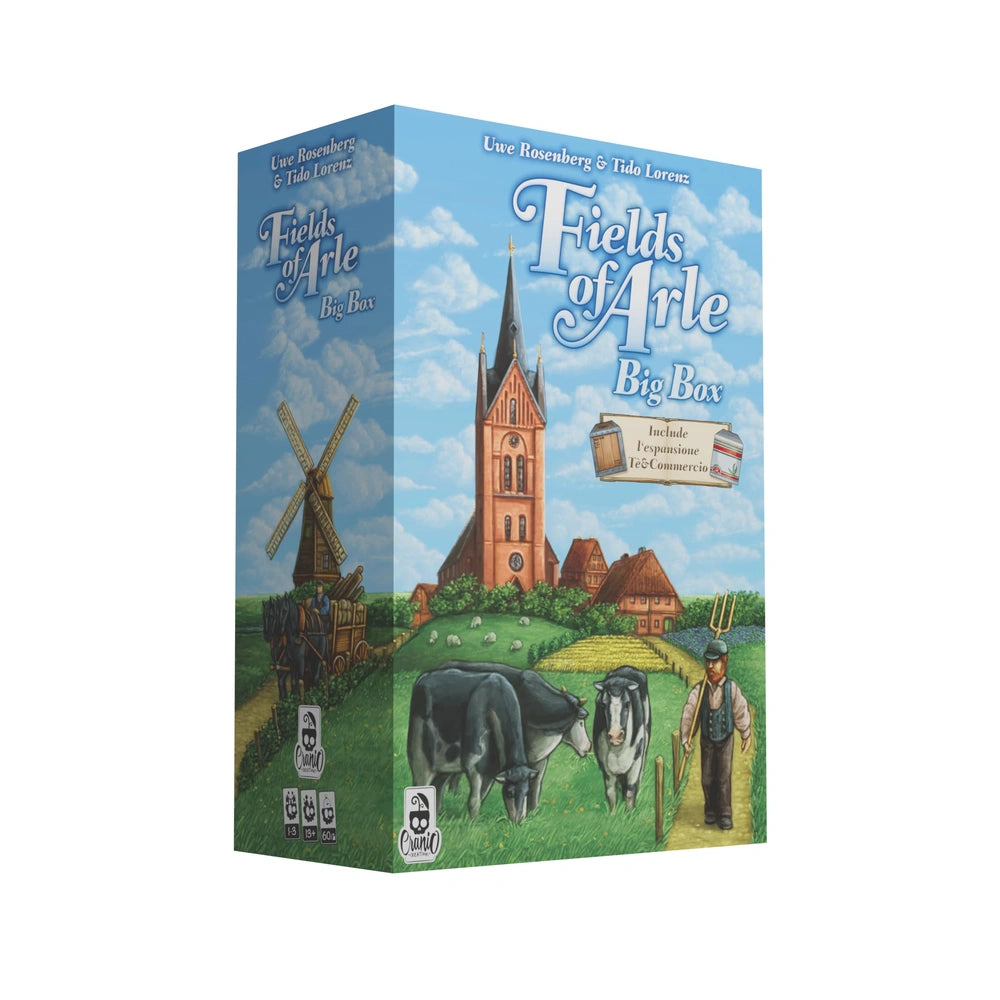 Cranio Creations - Fields of Arle - Big Box - Board Game Age: +13 - CC464 - Italian Edition