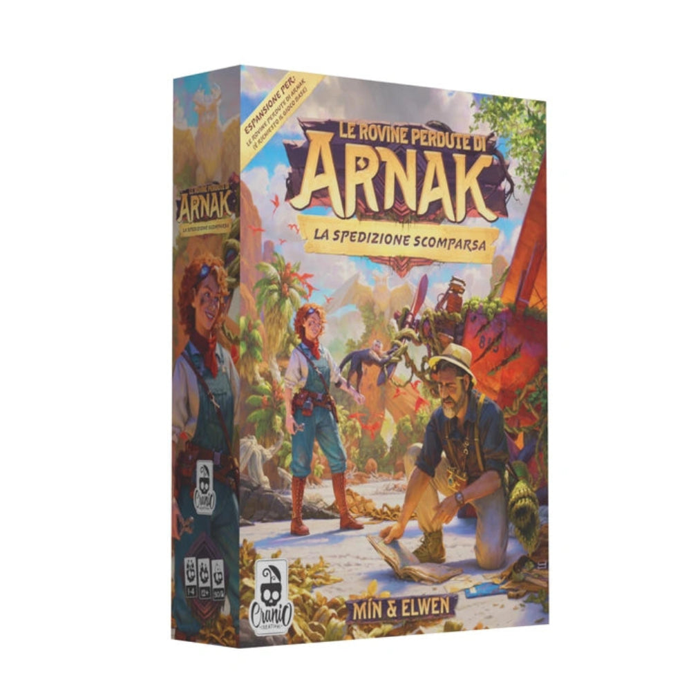 Cranio Creations - Le Rovine Perdute di Arnak - La Spedizione Scomparsa - Board Game Age: +12 - CC557 - Italian Edition