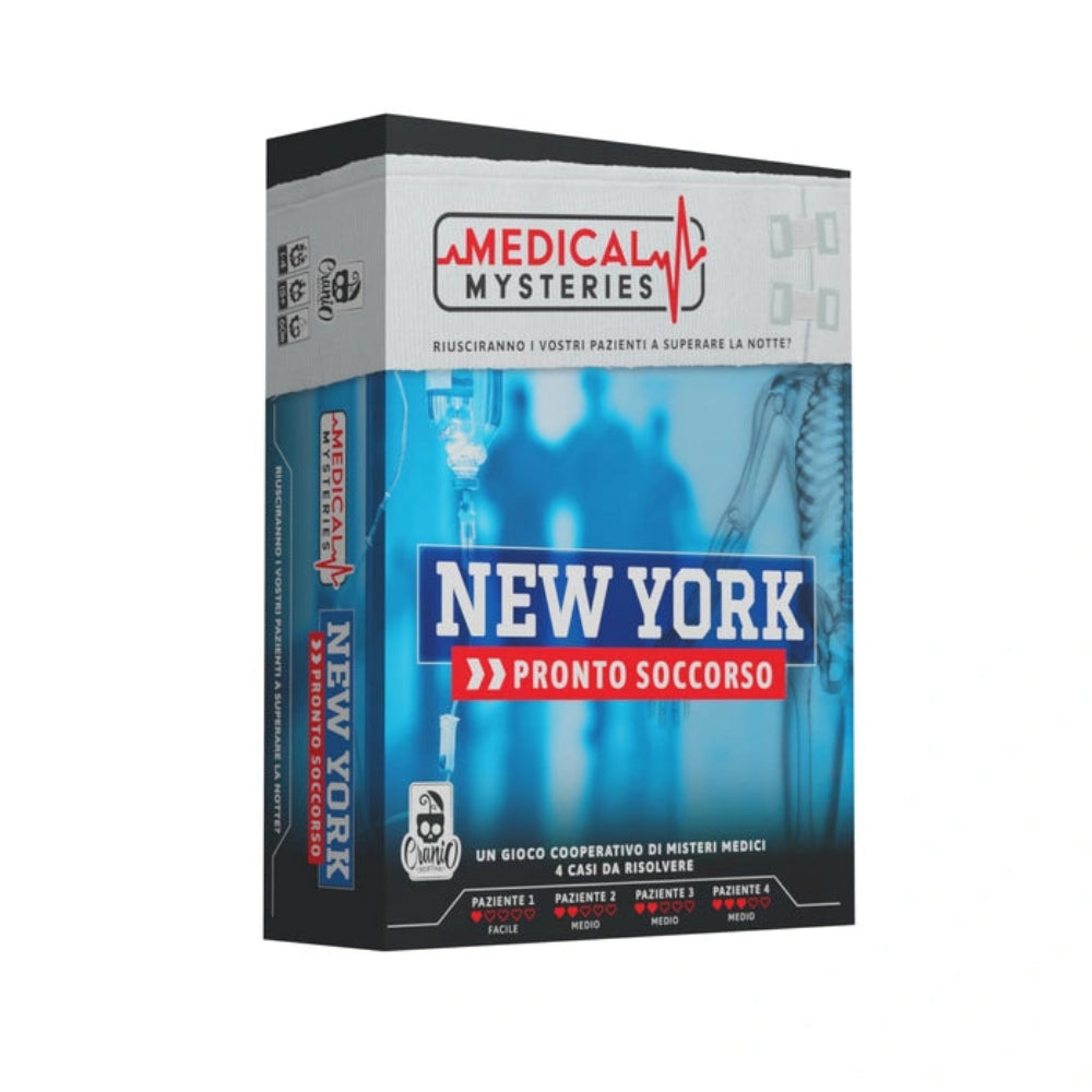 Cranio Creations - Medical Mysteries - New York - Board Game Age: +13 - CC594 - Italian Edition