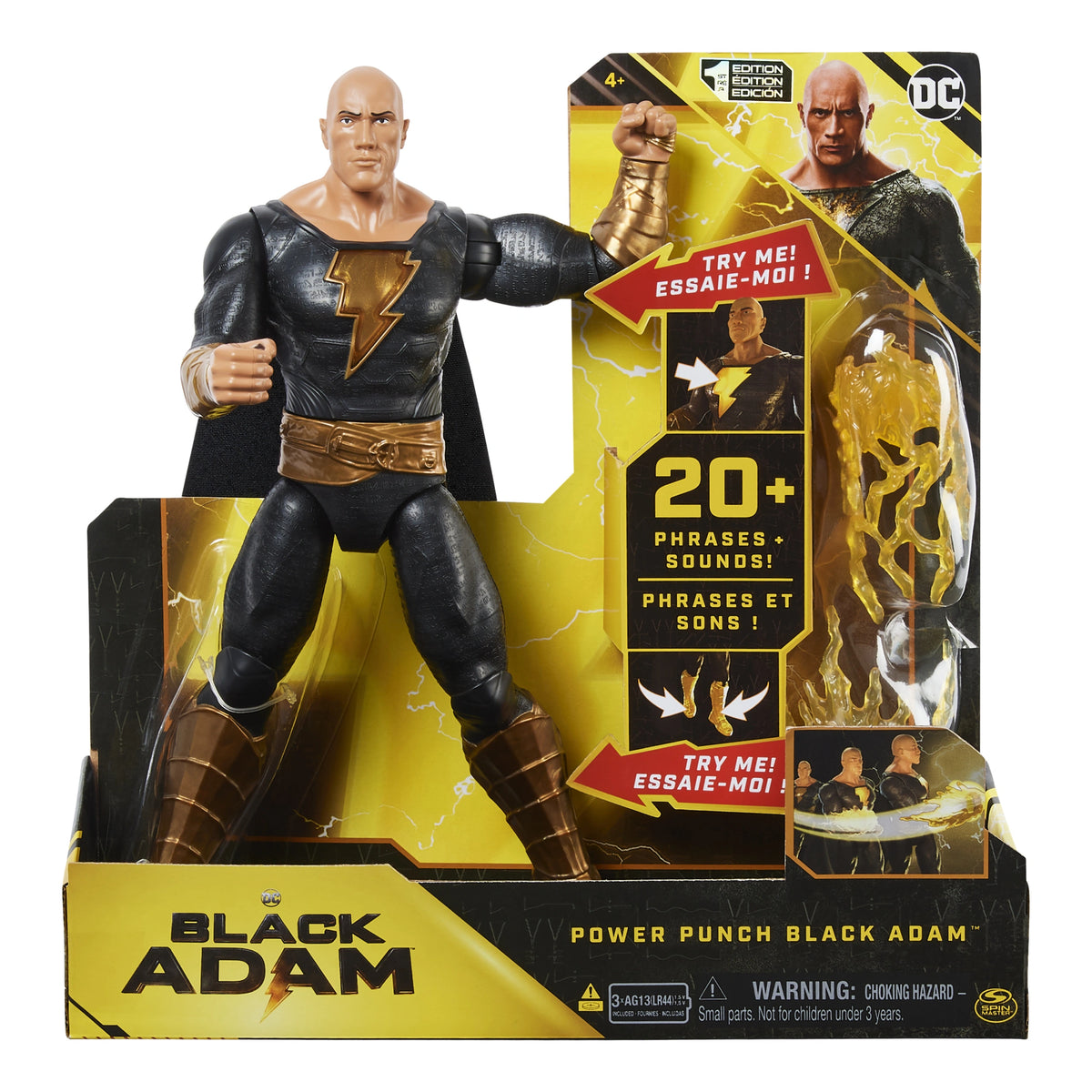 Action Figure di Black Adam della DC Comics con Suoni 30 cm