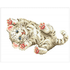 DIAMOND DOTZ - Baby Tiger Roly Poly - Arts and Crafts