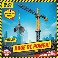 Dickie - Mighty Crane Play Vehicle 110 cm