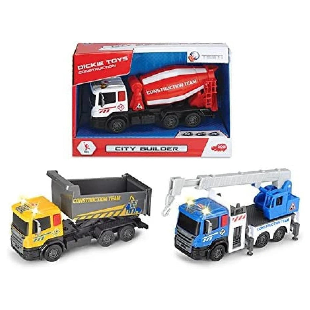 Dickie - Veicoli e Macchinine - Set di costruzioni City Builder - 17cm - 3+ Anni
