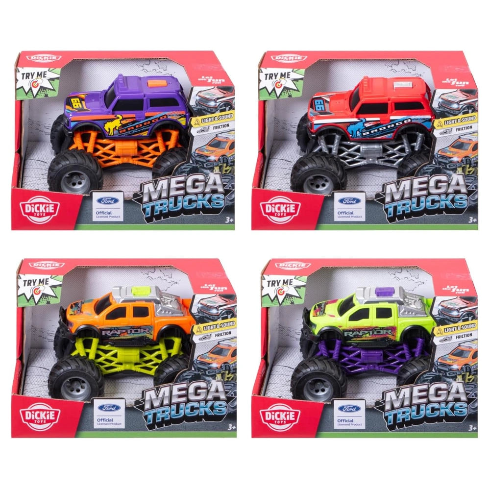 Ford Mega Truck - Veicoli da Gioco - 3-5 anni - Frizione con Luce e Suono