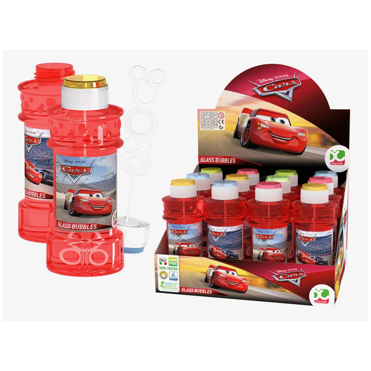 Dulcop - Disney Cars 300 Ml Xxl Bolle di Sapone - Attrezzature per il Gioco all'Aperto