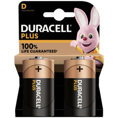 Duracell Plus-D K2 D Battery Alkali-Manganese 1.5 V 2 Pc(S)