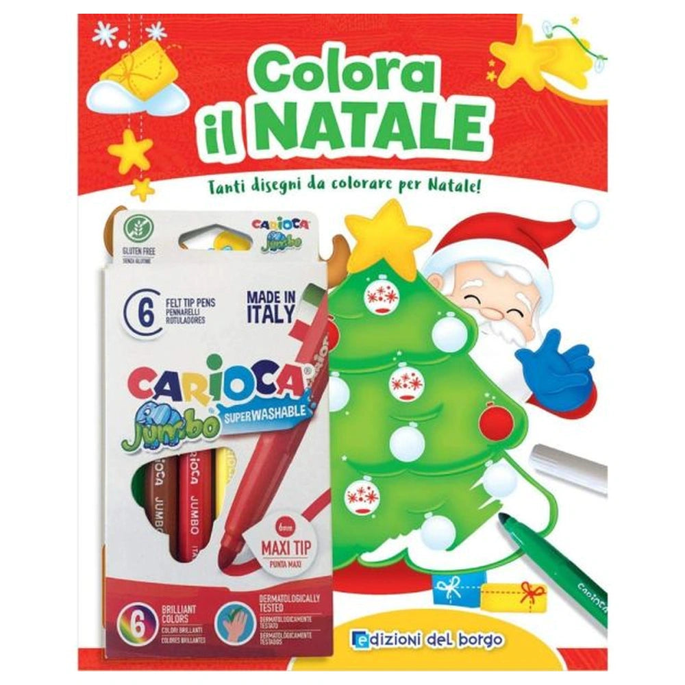 Edizioni del Borgo - Colora il Natale - Book Age: +4 - EDB57054A - Italian Edition