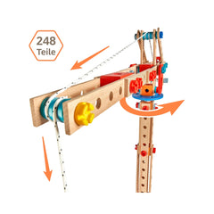 Eichhorn - 2 - in - 1 Gru a Torre e Navetta Spaziale - Giocattoli da Costruzione - 6 - 58701374
