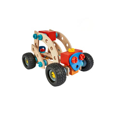 Eichhorn Construct - Beach Dune Buggy Construction Set for Kids Ages 4 Years+ - 84-Piece FSC-Certified Wooden Engineering Toy with Heavy Duty Wheels and Stable Chassis Body