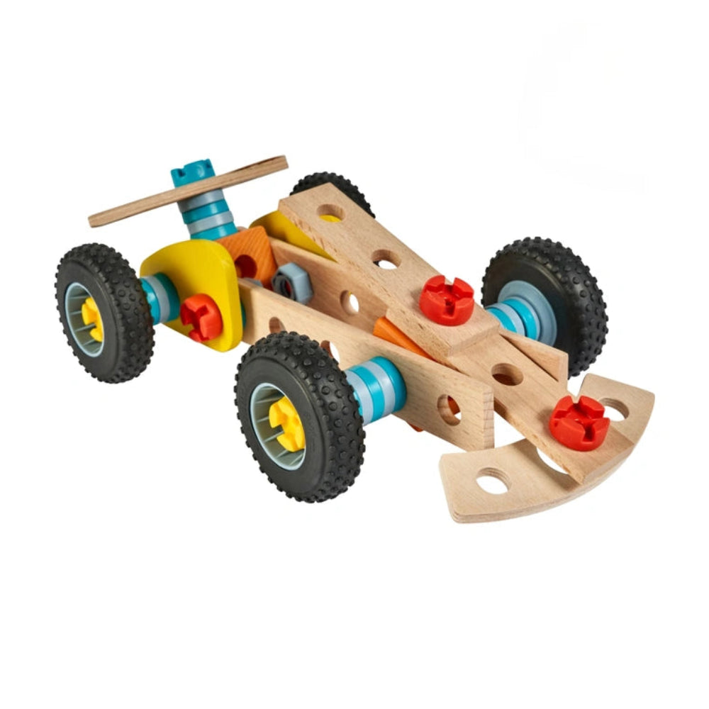 Eichhorn - Set di Costruzione Auto da Corsa - Giochi di Costruzione - 3 Anni+ - 58701337