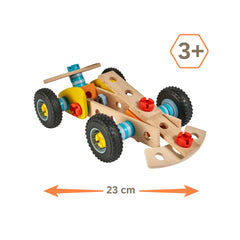 Eichhorn - Set di Costruzione Auto da Corsa - Giochi di Costruzione - 3 Anni+ - 58701337