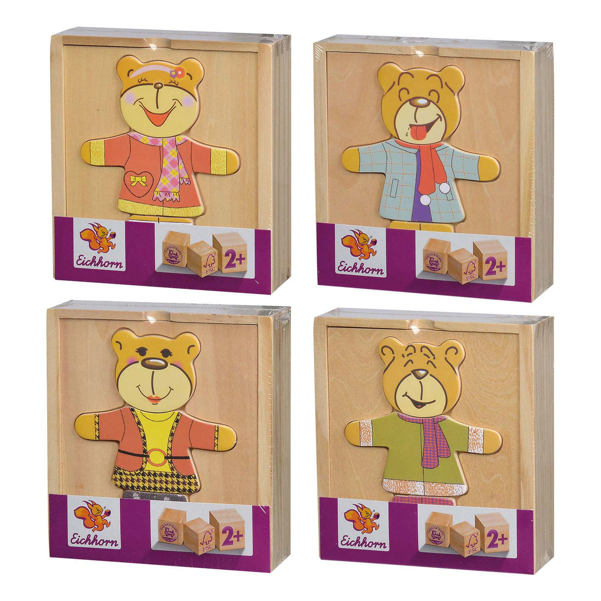 Eichhorn Wooden Puzzle Bear 20 Pcs - Puzzles