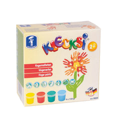 Feuchtmann - Klecksi Basic Mini Finger Paints Pack 4 X 150 Gr - Arts & Crafts