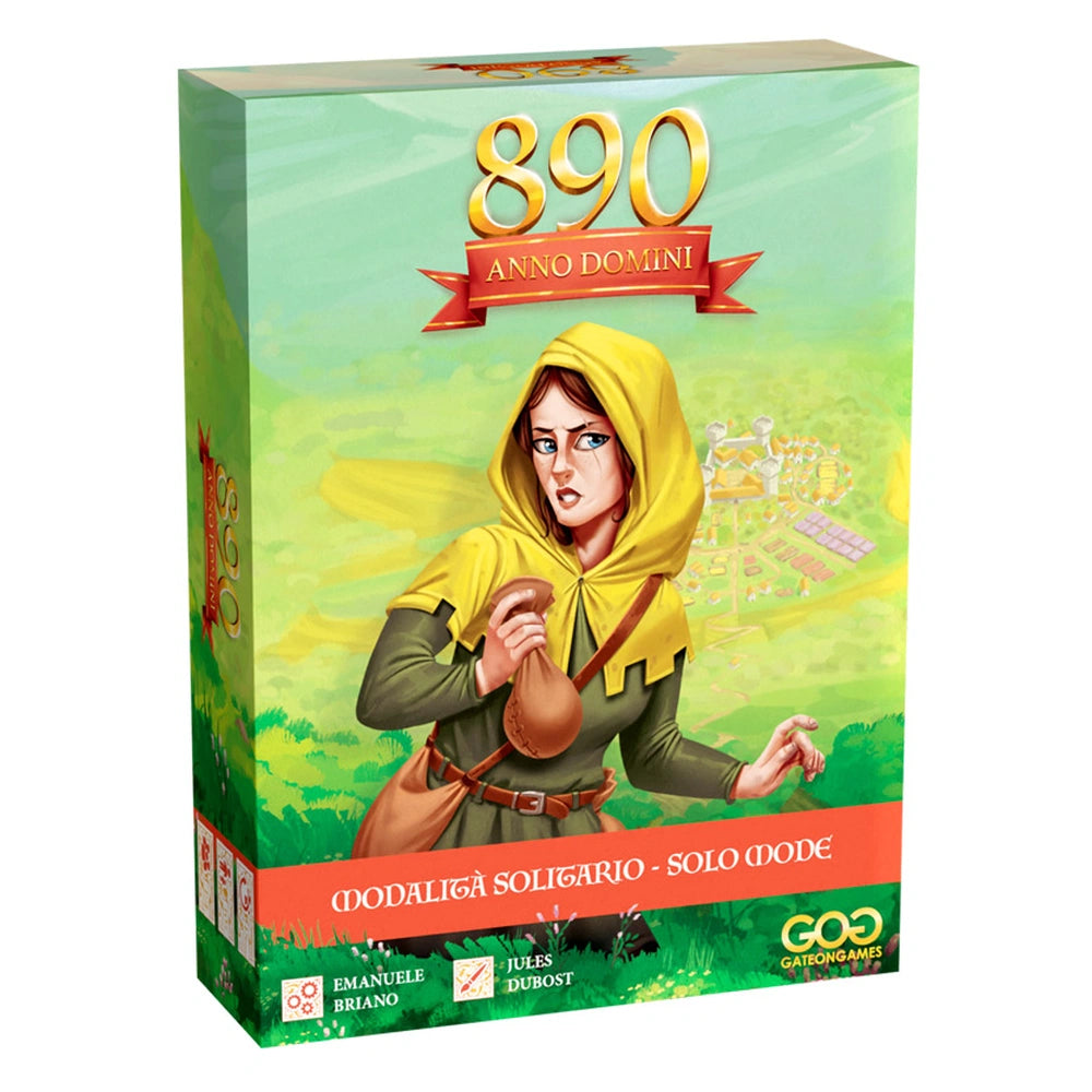 GateOnGames - 890 Anno Domini – Modalità Solitario - Giochi da Tavolo - 10+ - GOG33943 - Edizione Italiana