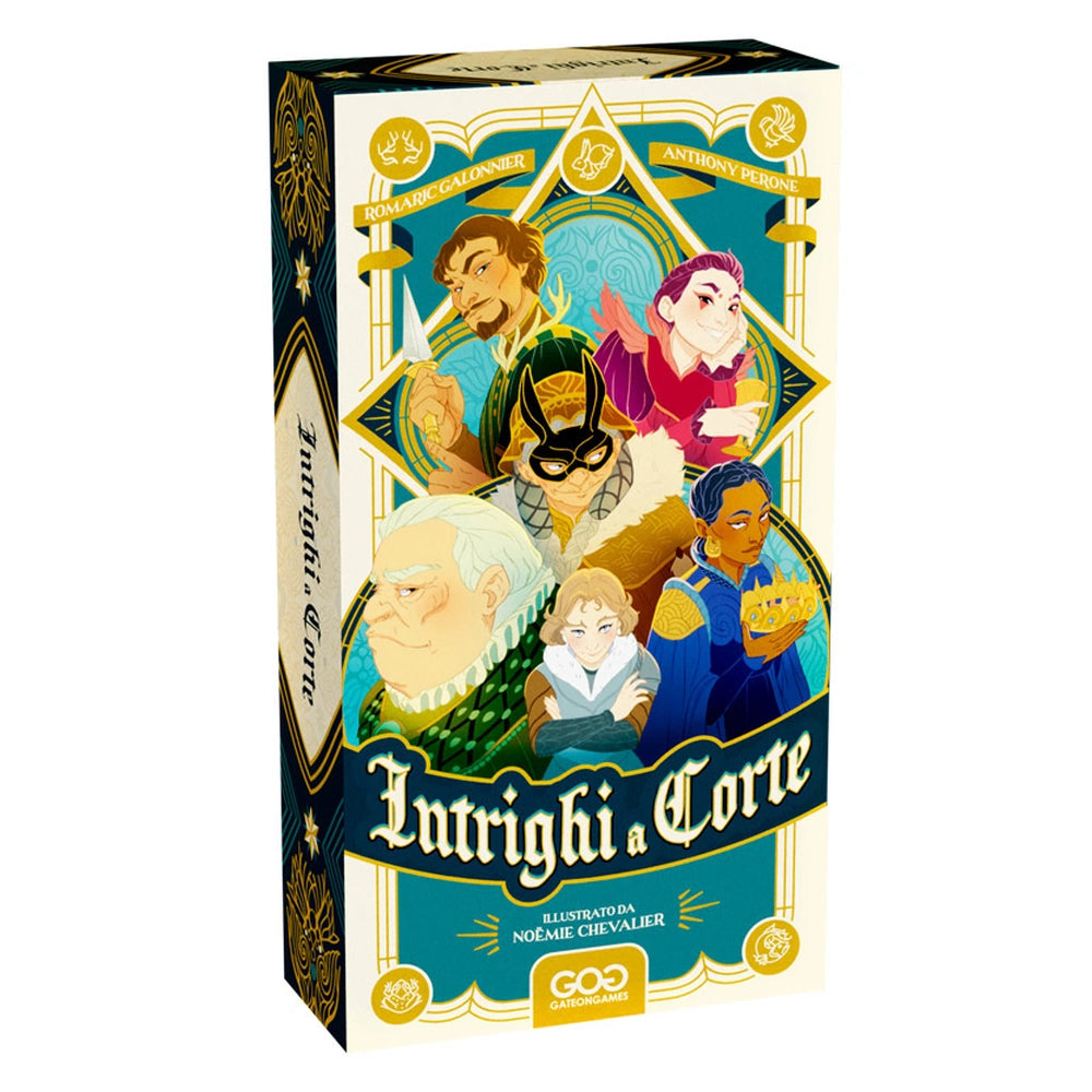 GateOnGames - Intrighi a Corte - Giochi di Carte - 8+ - GOG34388 - Edizione Italiana