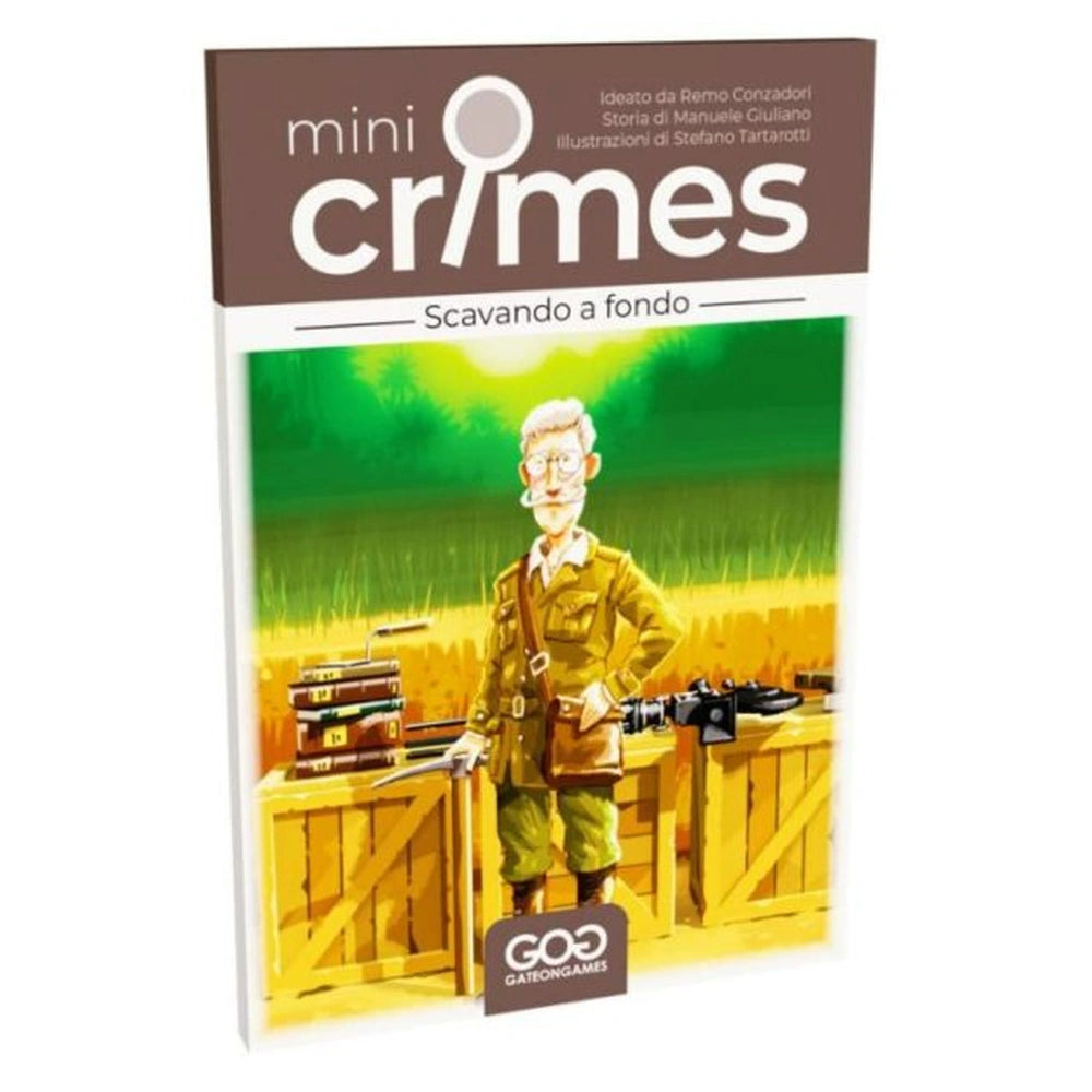 GateOnGames - Mini Crimes S2 - Scavando a fondo - Board Games Age: +8 - GOG30223 - Italian Edition