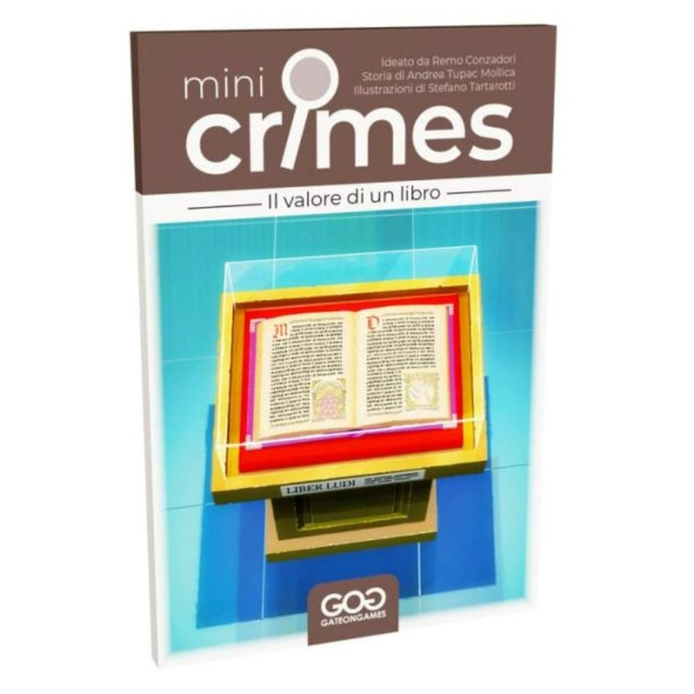 GateOnGames - Mini Crimes - S3 - Il Valore Di Un Libro - Board Games Age: +8 - GOG33638 - Italian Edition