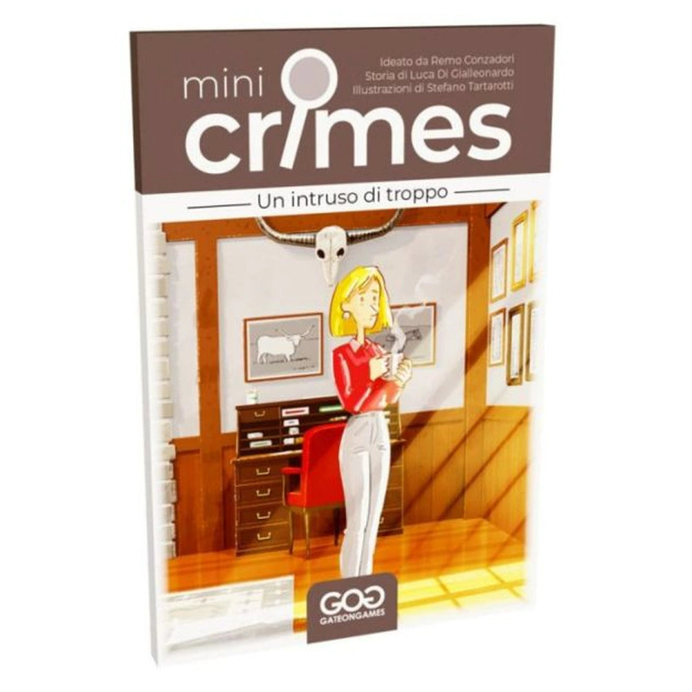 GateOnGames - Mini Crimes S3 - Un Intruso di Troppo - Board Games Age: +8 - GOG33636 - Italian Edition