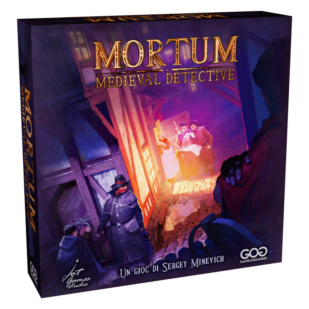 GateOnGames - Mortum – Medieval Detective - Board Games Age: +14 - GOG27153 - Italian Edition