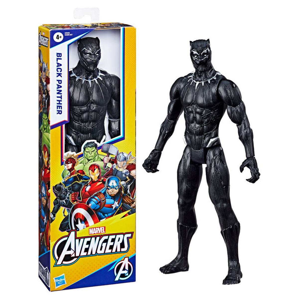 Hasbro - Marvel Avengers Titan Hero Black Panther Deluxe Action e Figure da Gioco