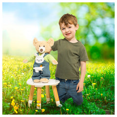 Heless - Dolls - Bunny Lou Doll Clothing Set - 3 Years - Cheerful Design