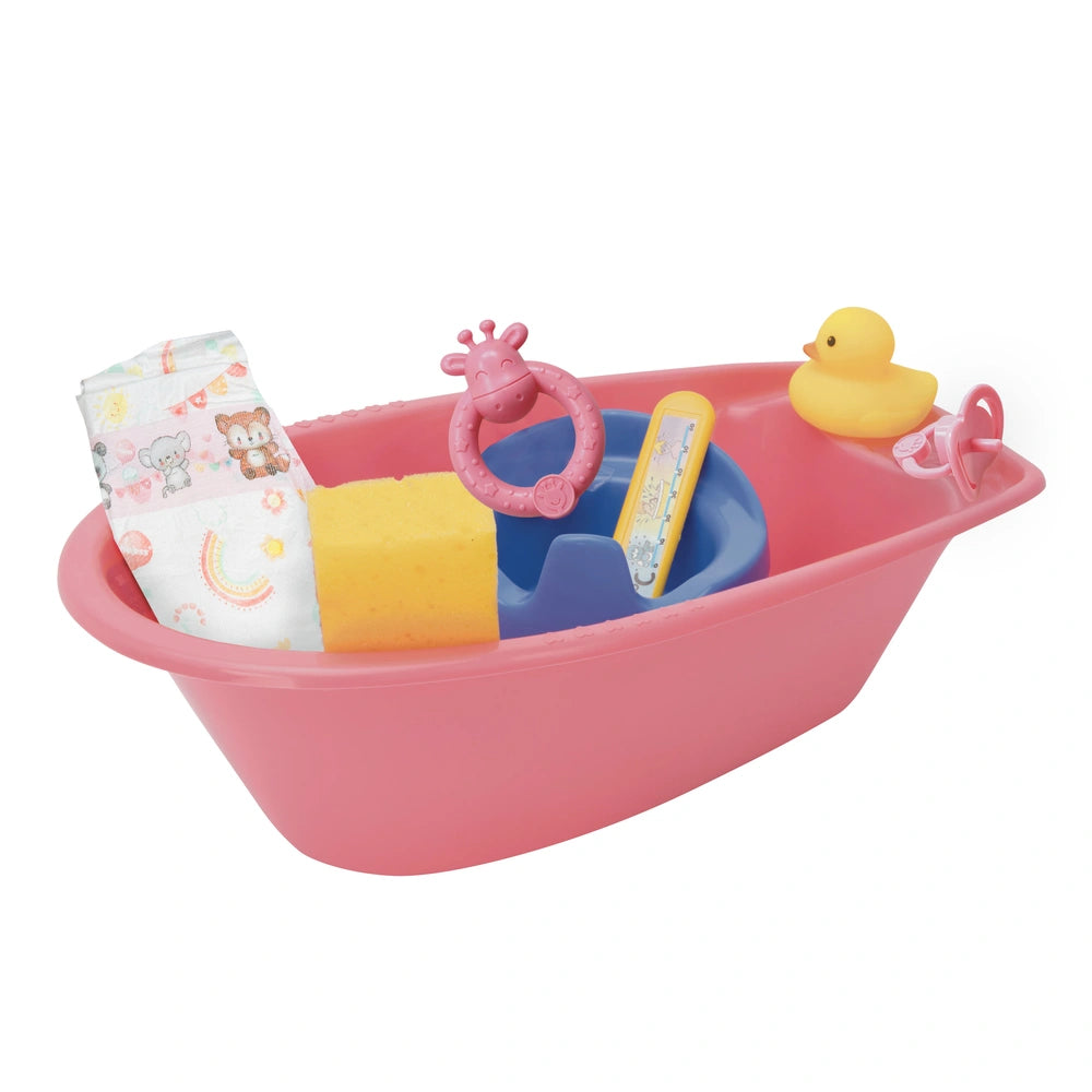 Heless - Dolls Playsets - 8-Piece Doll Bathtub Set - Role Play - 3+ Yrs