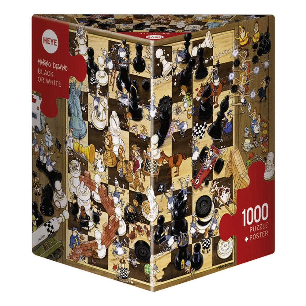 Heye - Puzzle Black or White - Puzzles - +14 - HEY08793
